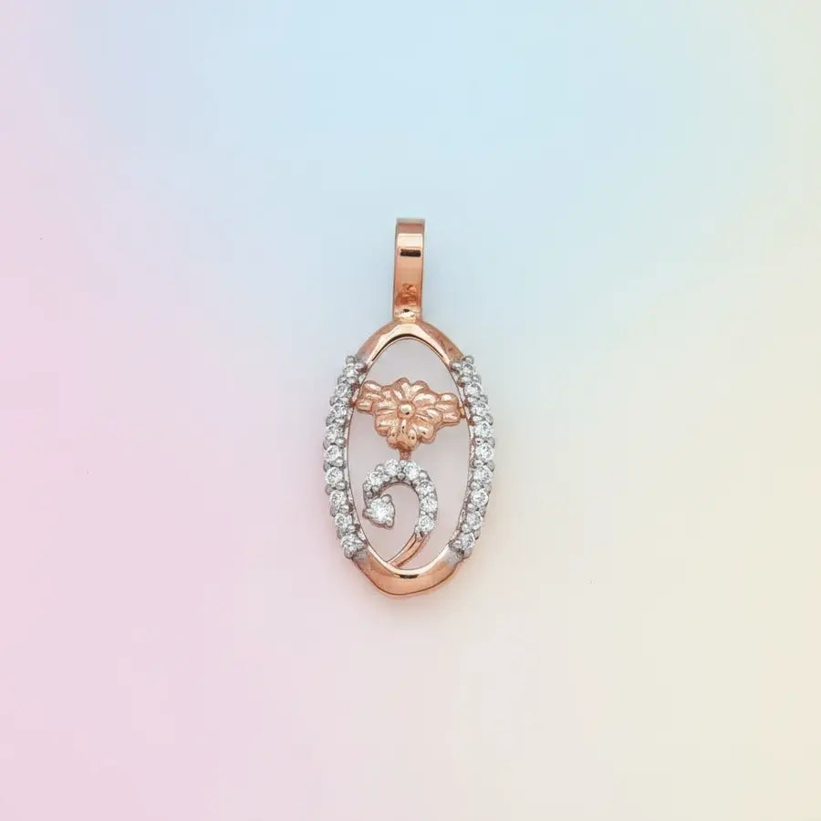 Floral Gold Pendant