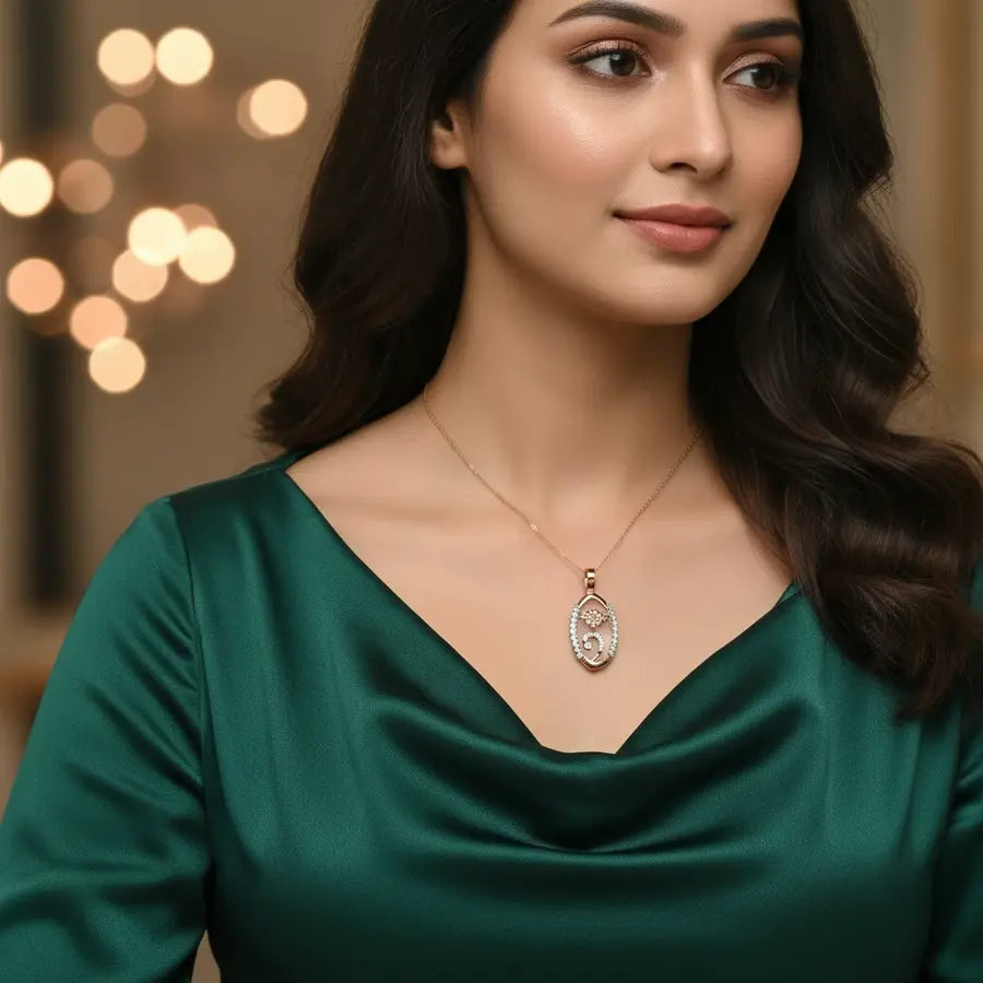 Floral Gold Pendant
