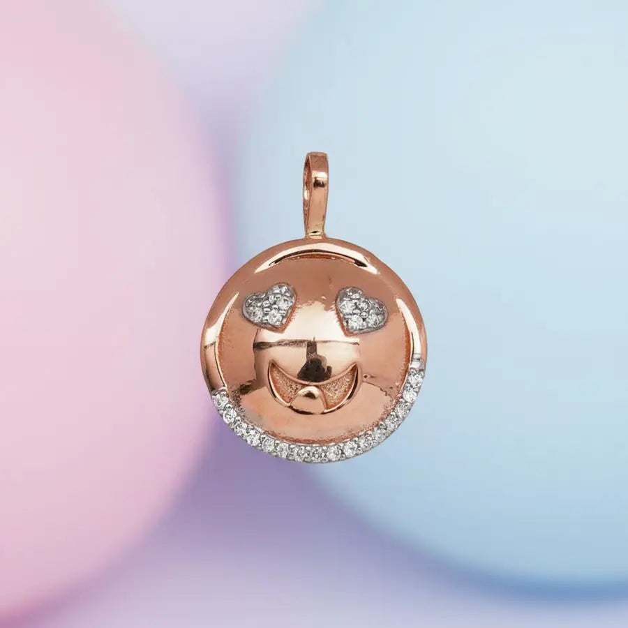 Heart Eyes Gold Pendant