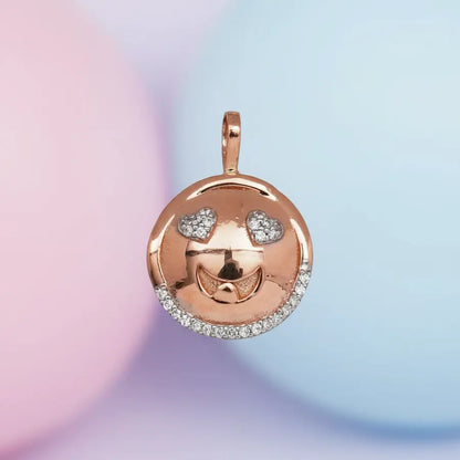 Heart Eyes Gold Pendant