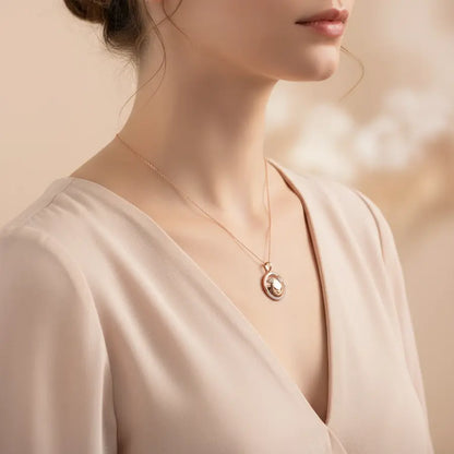 Heart Eyes Gold Pendant