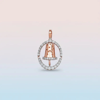 Boba Tea Gold Pendant