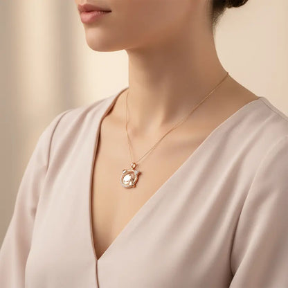 Heart Smiley Gold Pendant