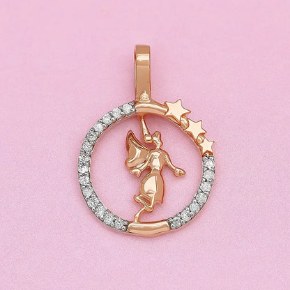Angel Wings Gold Pendant