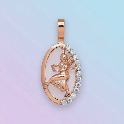 Tribhanga Variation Bharathanatyam Gold Pendant