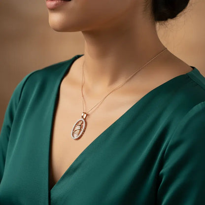 dynamic nritta Bharathanatyam Gold Pendant