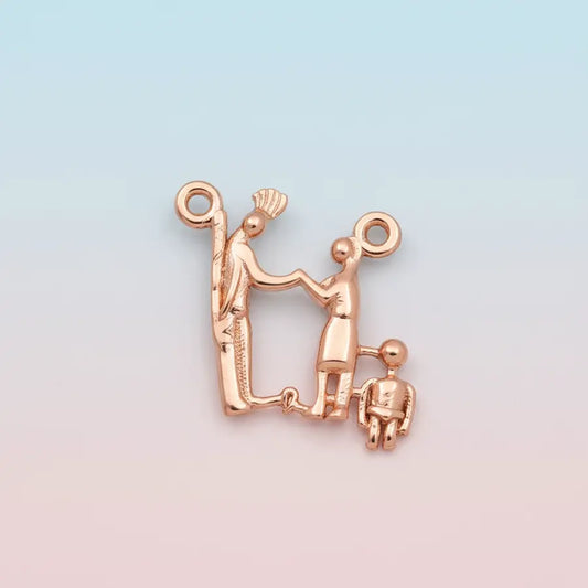 Family Love Gold Pendant