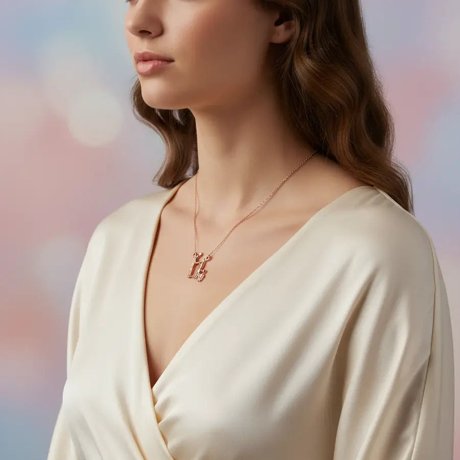 Family Love Gold Pendant