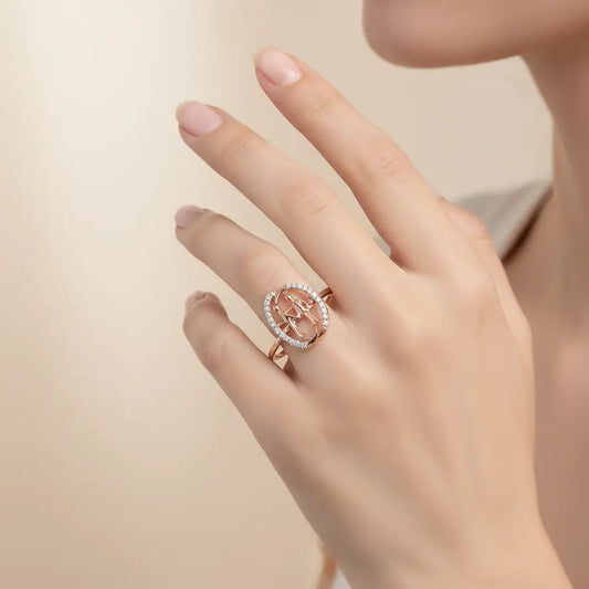 Handshake Gold Ring