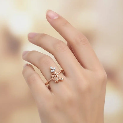 Honey Comb Gold Ring