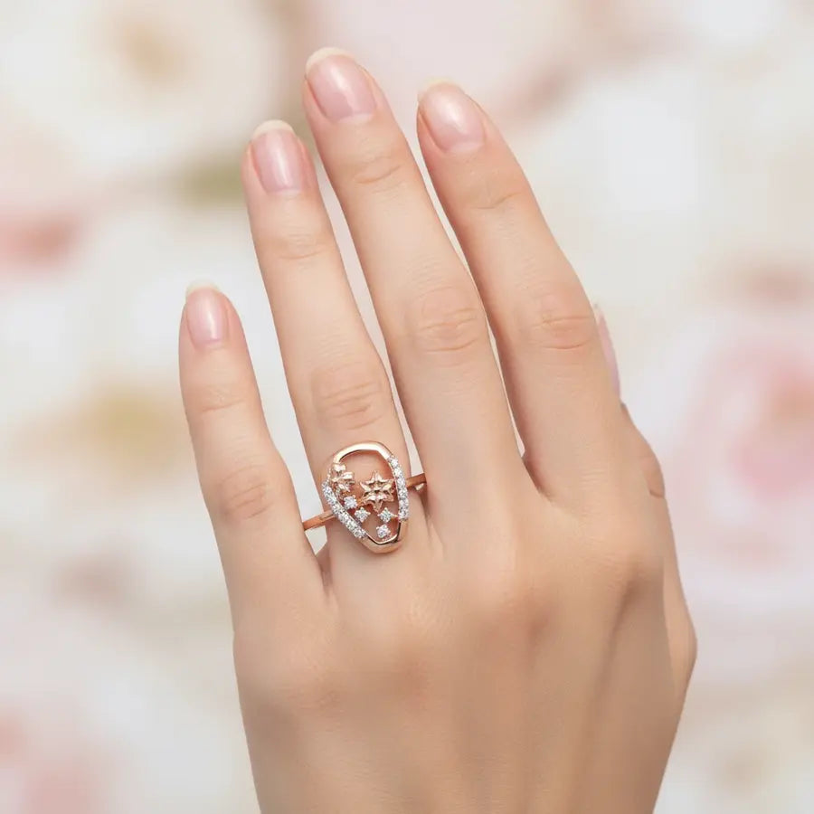 Floral Gold Ring