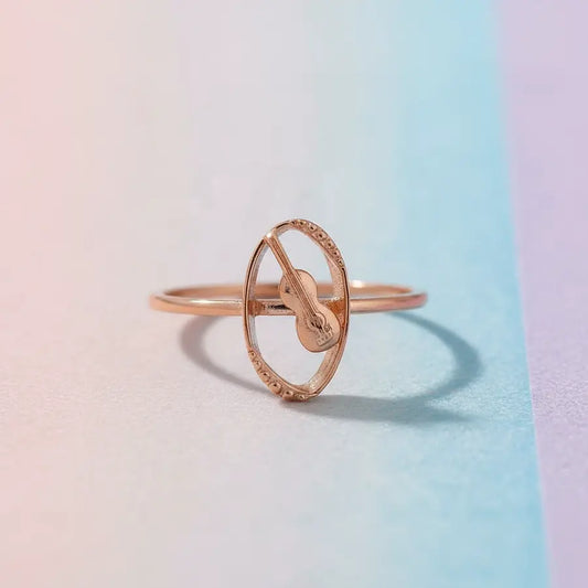 Guitar Gold Ring