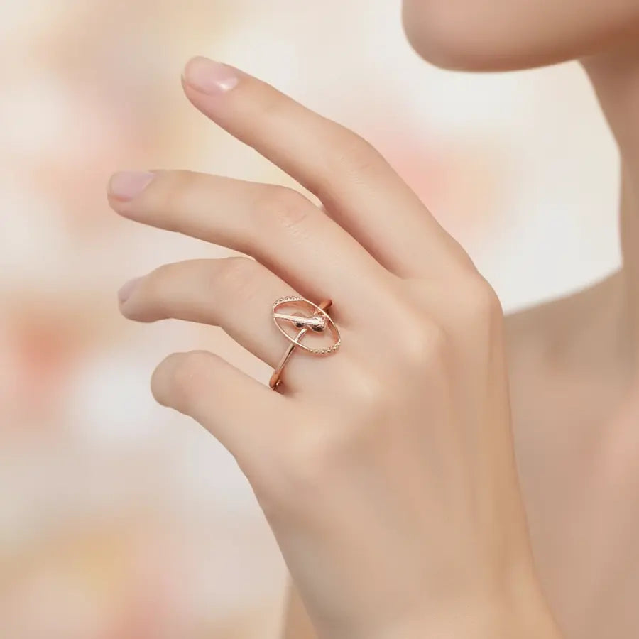 Guitar Gold Ring