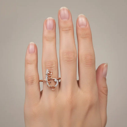 Music Note Gold Ring