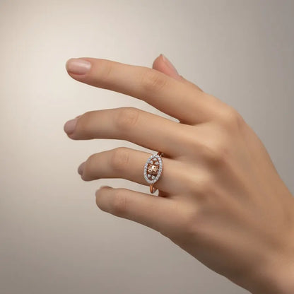 Sacred Cow Gold Ring