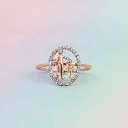 Caring Dad Gold Ring