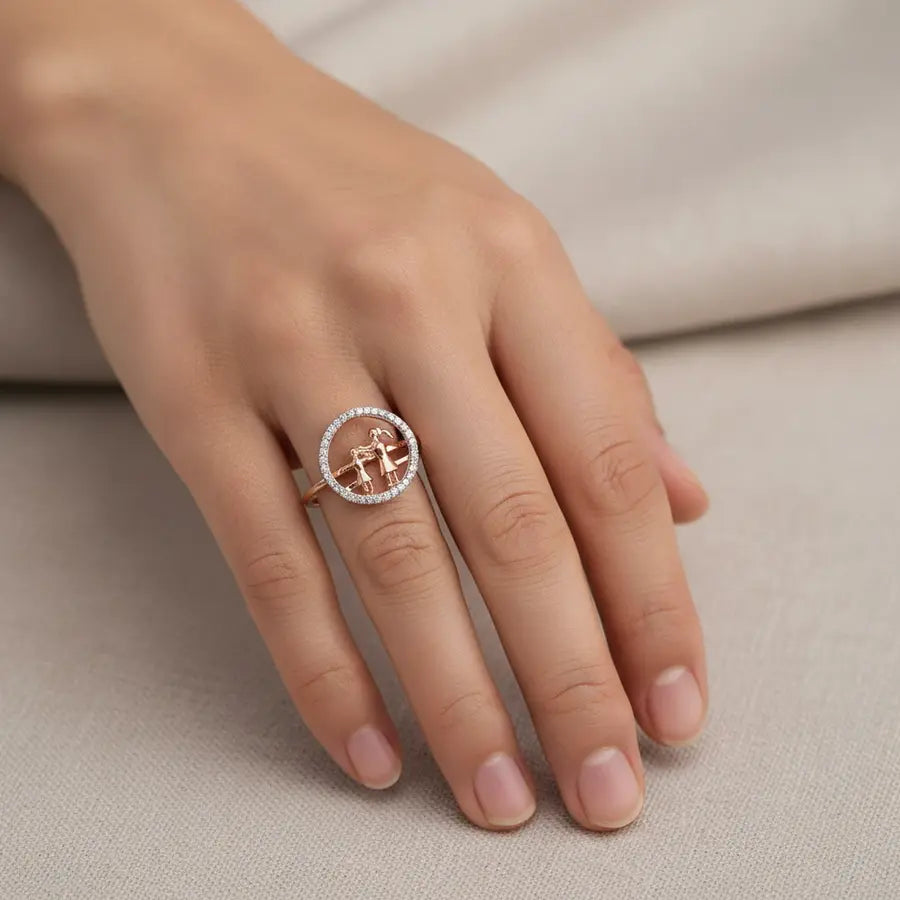 Caring Mom Gold Ring