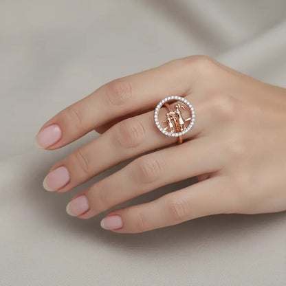 Caring Mom Gold Ring