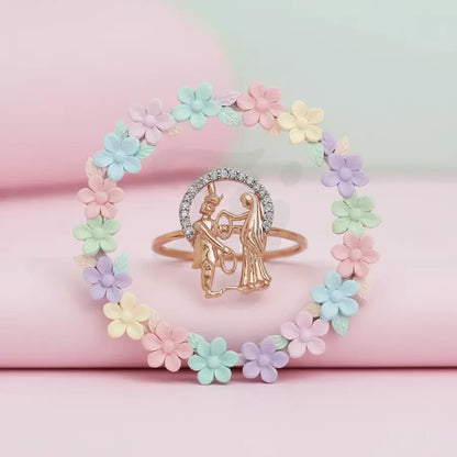 Wedding Vows Gold Ring