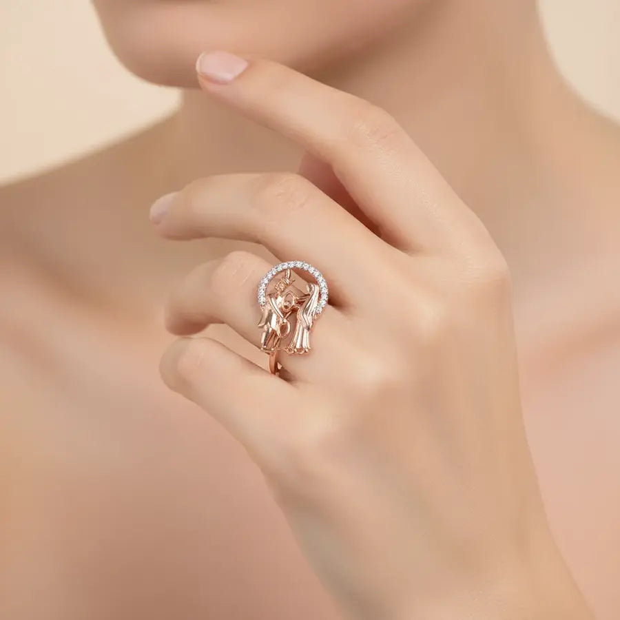 Wedding Vows Gold Ring