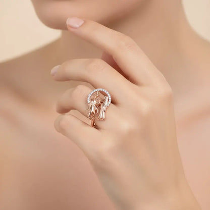 Wedding Vows Gold Ring