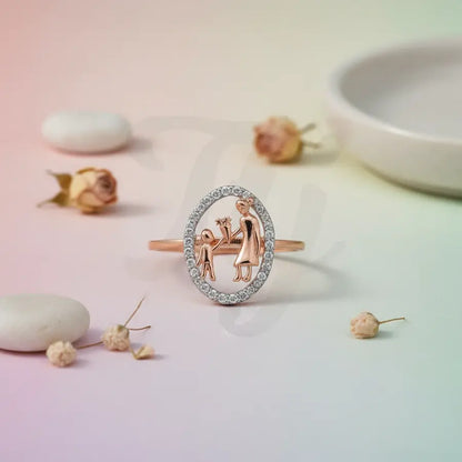 Flowers From Kid Gold Ring