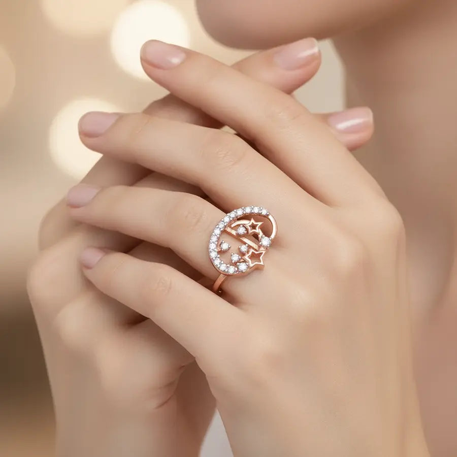 Star Shine Gold Ring