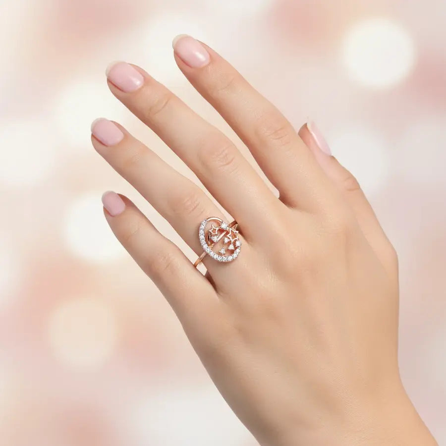 Star Shine Gold Ring