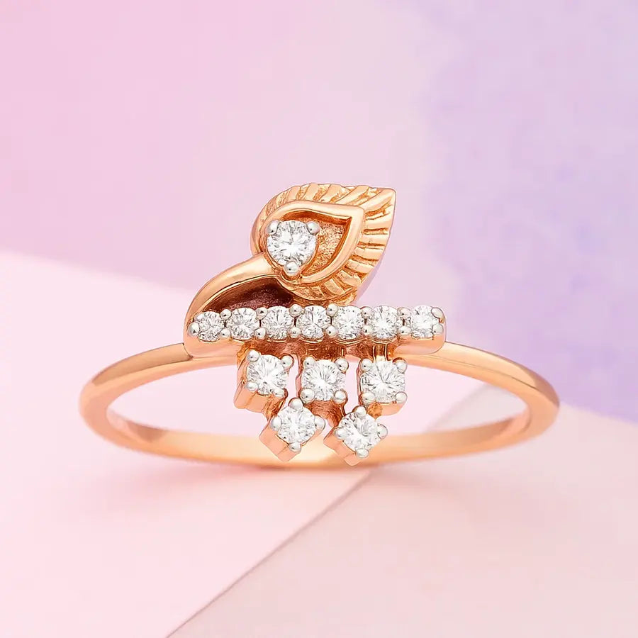 Heritage Feather Gold Ring