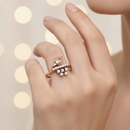 Heritage Feather Gold Ring