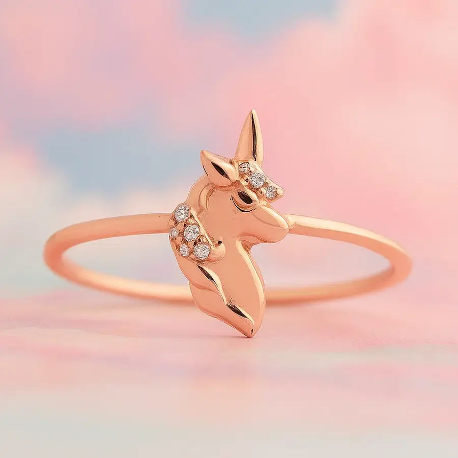 Dream Unicorn Gold Ring
