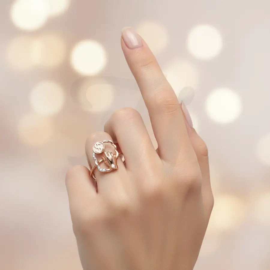 Money Love Gold Ring