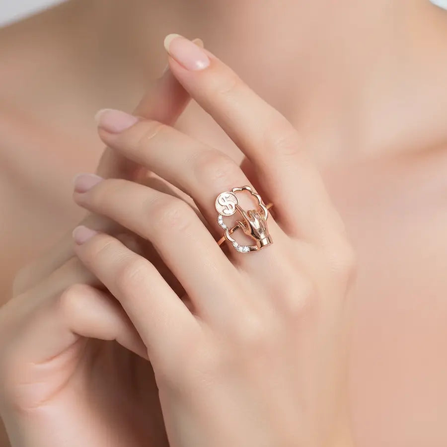 Money Love Gold Ring