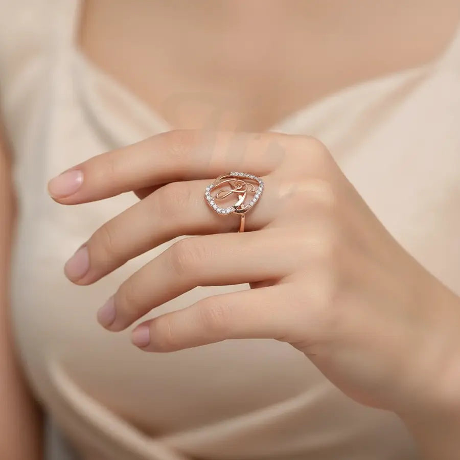 Music Love Gold Ring