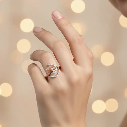 Teardrop Star Gold Ring
