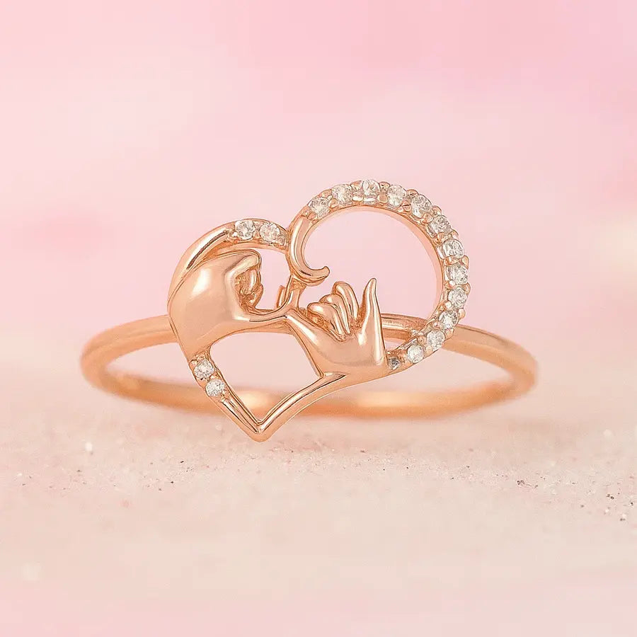 Pinky Promise Gold Ring