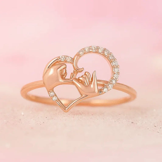 Pinky Promise Gold Ring