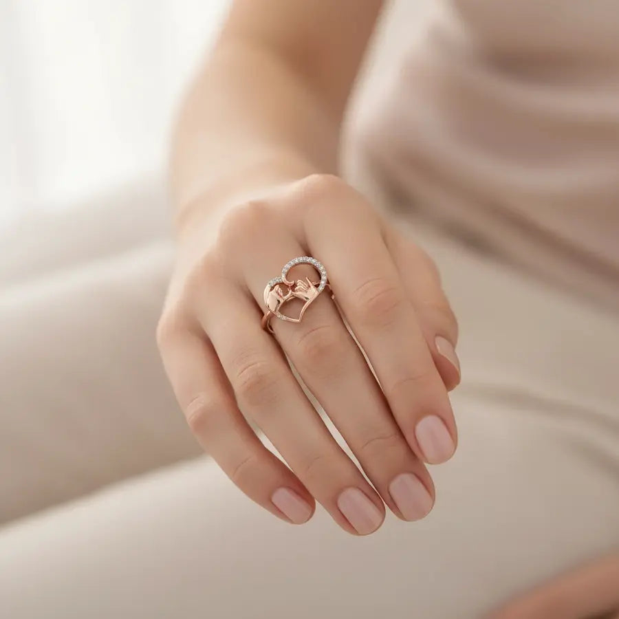 Pinky Promise Gold Ring