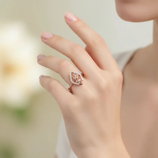 Couple Groove Gold Ring