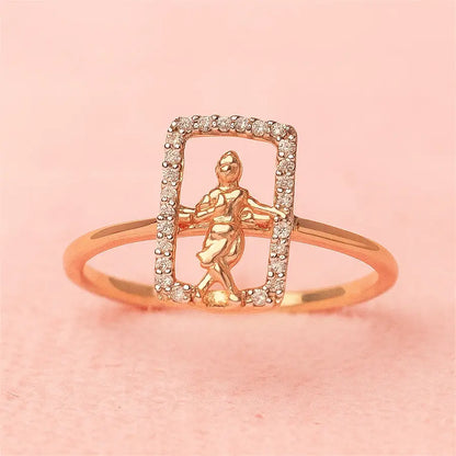 Natyarambha Grace Gold Ring