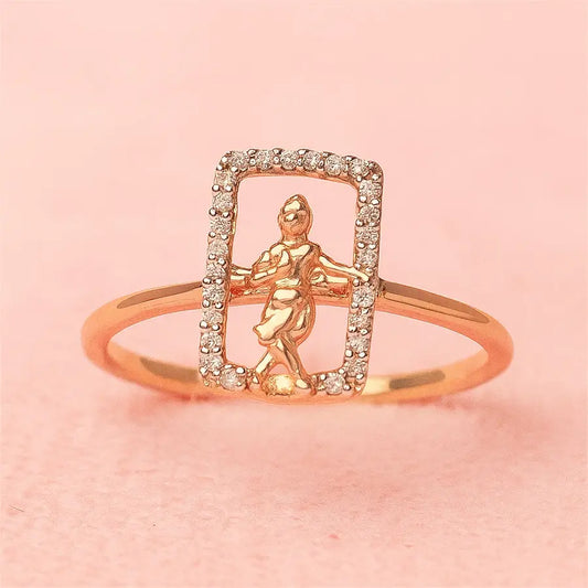 Natyarambha Grace Gold Ring