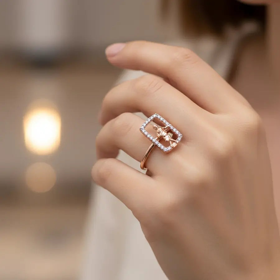 Natyarambha Grace Gold Ring
