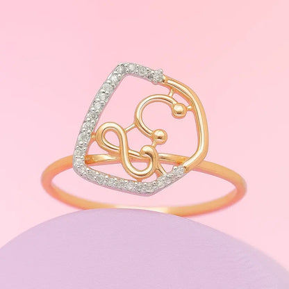 Music Eternal Love Gold Ring
