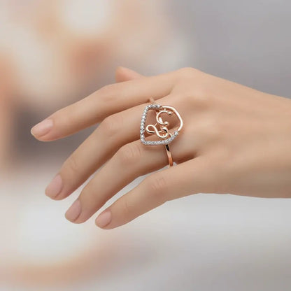 Music Eternal Love Gold Ring