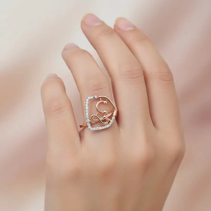 Music Eternal Love Gold Ring