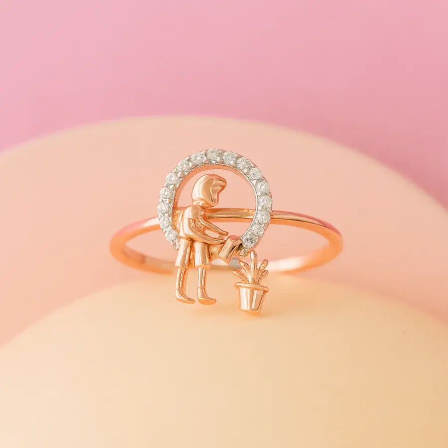 Nature Lover Gold Ring
