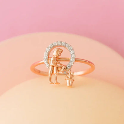 Nature Lover Gold Ring