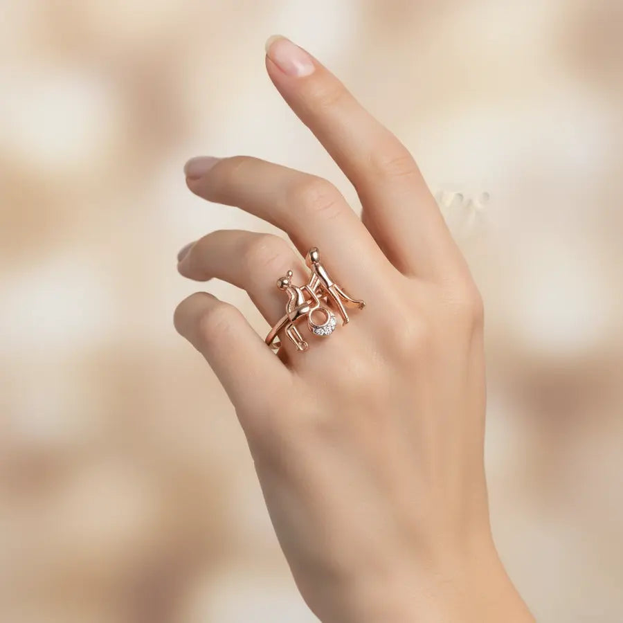 Caring Grandson Gold Ring