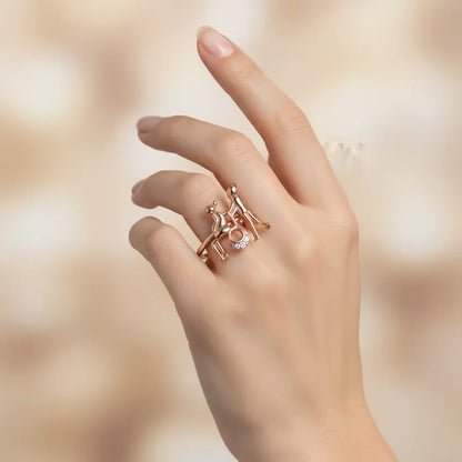 Caring Grandson Gold Ring