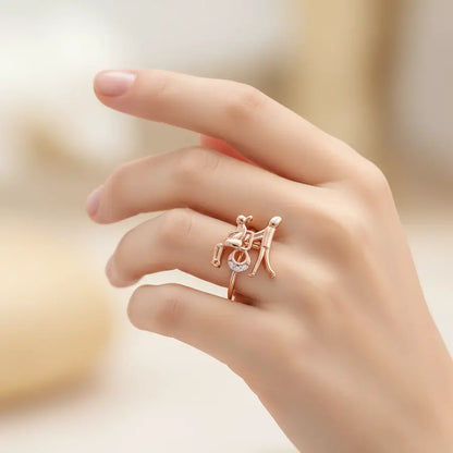 Caring Grandson Gold Ring